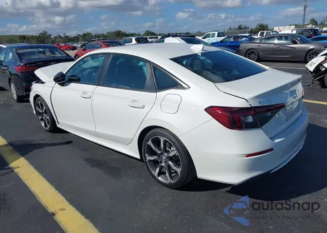 2025 Honda Civic Hybrid Sport/Sport Touring z USA, uszkodzony, nr VIN 2HGFE4F85SH331558